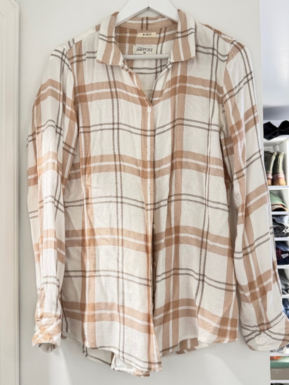 The Post - Women's Cotton Flannel Long Sleeve Shirt